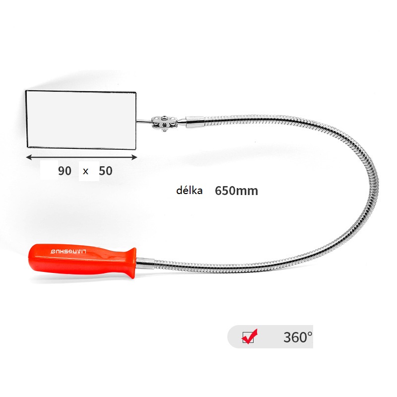 Flexibilné inšpekčné zrkadlo 50 x 90mm