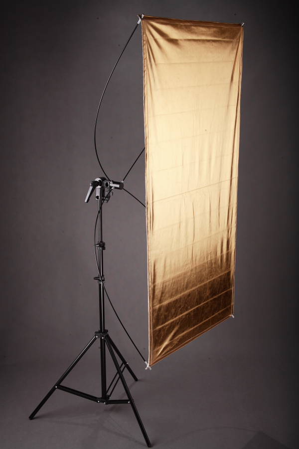 Odrazový panel 60x120cm 2 v 1 zlatá / strieborná