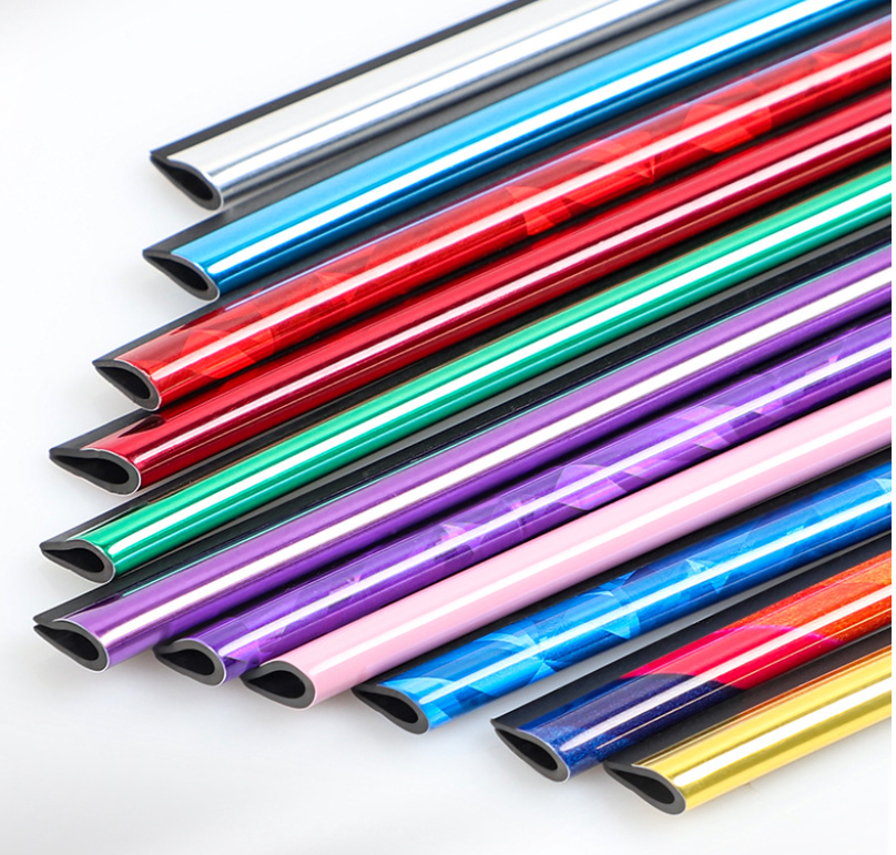 Dekoračné lišty do ventilácie auta (10 ks) - fialová