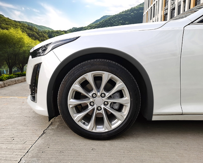 Ochranná lišta blatníkov / lemov kolies – čierna (šírka 5,5 cm × dĺžka 1,5 m)