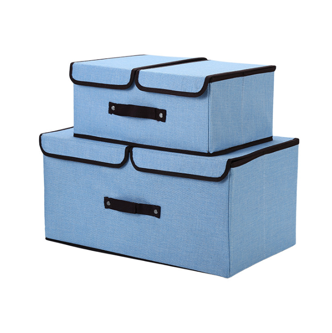 Skladací úložný box s vekom – malý zelený