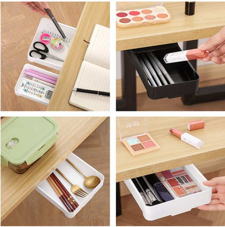 Zásuvkový organizér pod stůl – bílý (větší)