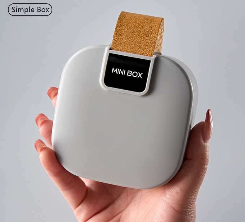 Mini úložný box – sivý ELEMENTRIX