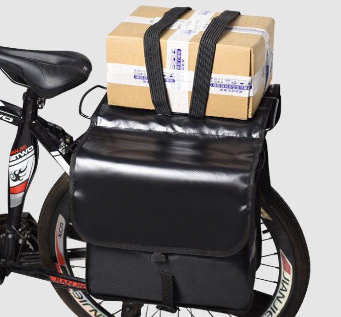Dvojitá taška na bicykel na nosič - 28 L, vodeodolná