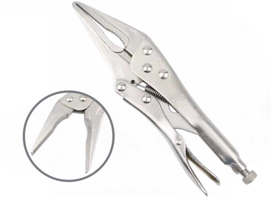 Samosvorné zvieracie kliešte 220 mm predĺžené