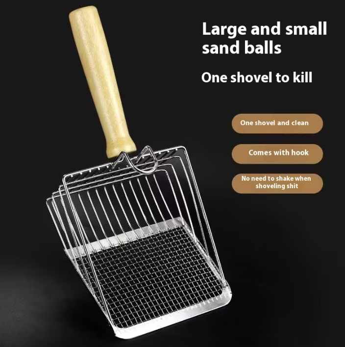 Kovová lopatka na mačkolit