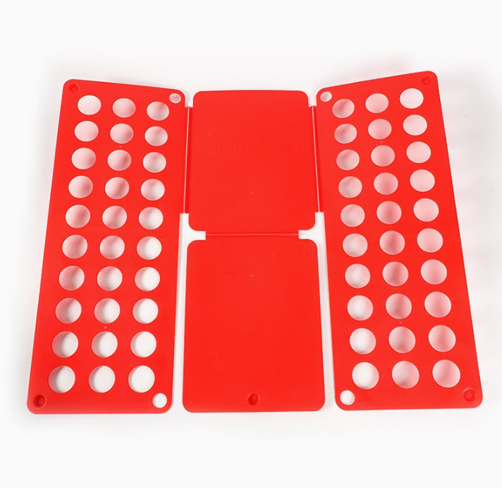 Doska na rýchloskladanie oblečenia červená