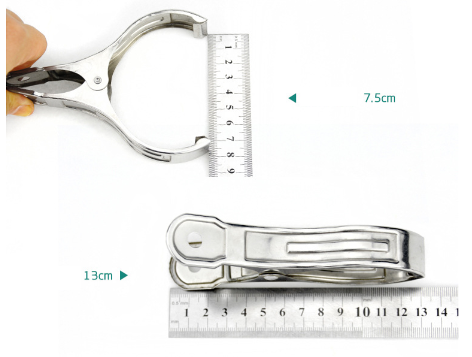 Nerezové svorky, veľké 13cm - sada 5 ks