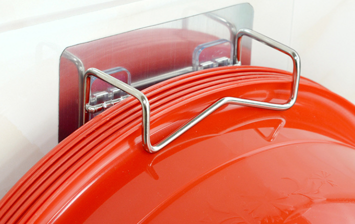 Nalepovací držiak lavóra, nerez