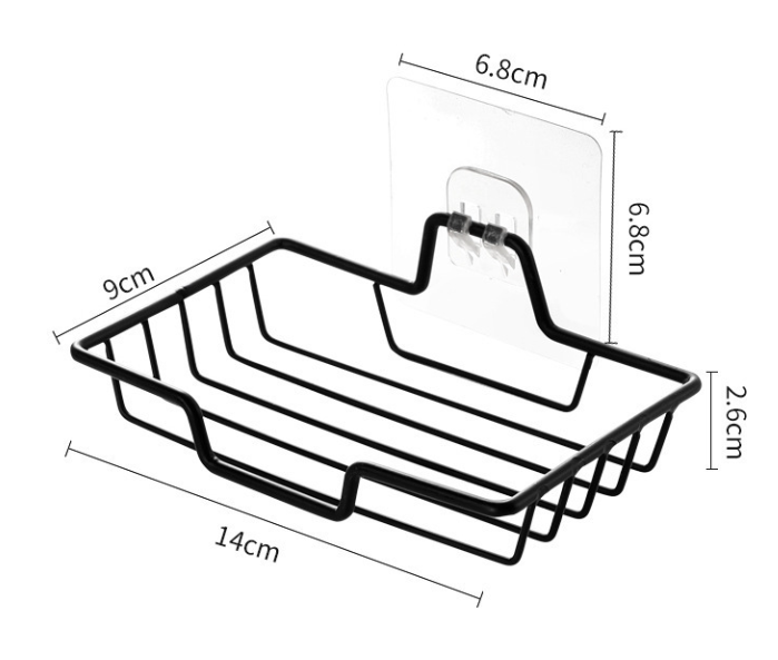 Nalepovací držiak mydla do sprchy, nerez