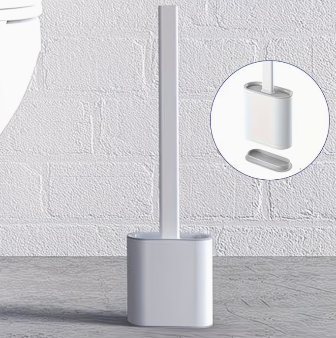 WC kefa silikónová šedá, stojan , úchyty