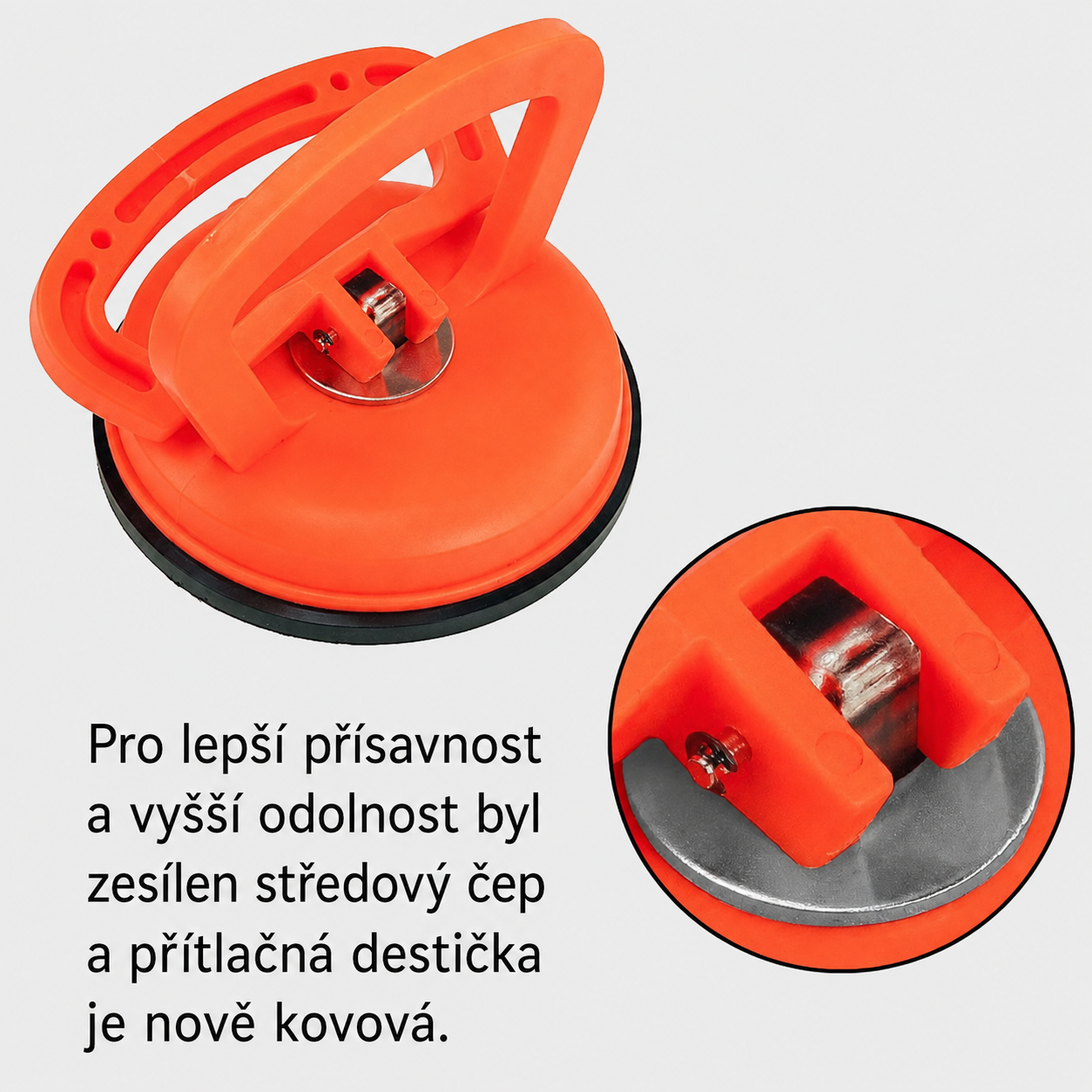 Prísavka na sklo a hladké povrchy – priemer 58 mm