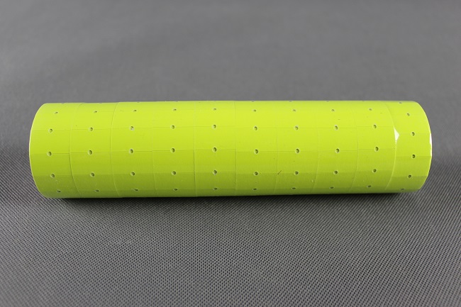 Etikety pre etiketovacími kliešte jednoriadkové žlté