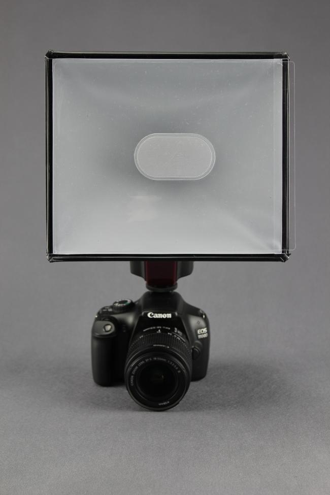 Mini softbox 3v1 pre systémový blesk 185x215mm