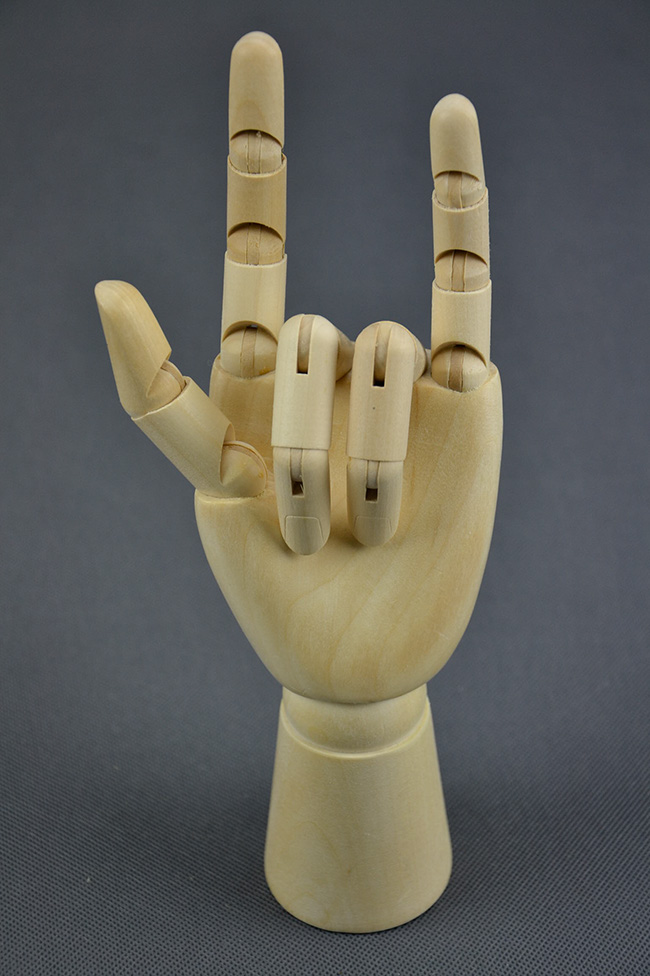 Drevený model ruky menšie ELEMENTRIX