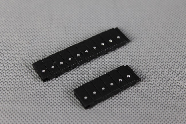 Plastové cenovky hliník strieborné sada EUR