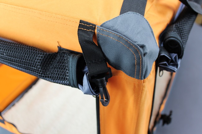 Klietka pre psa látková, prepravku, L oranžová 3016