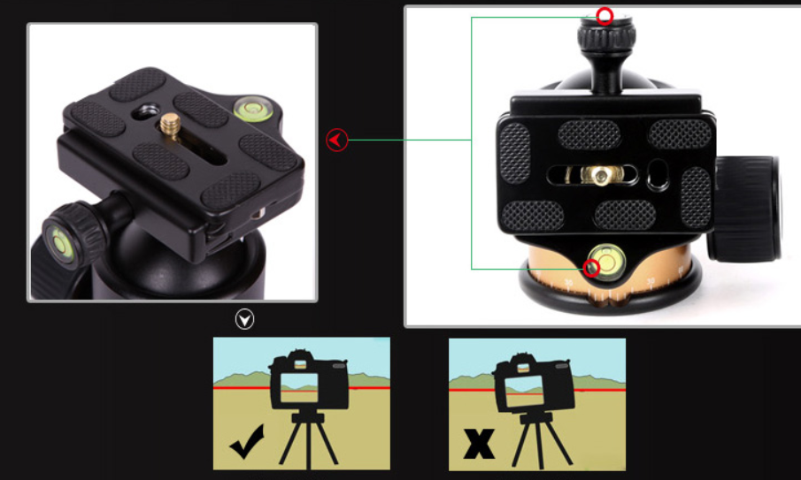 3D Arca swiss statívová guľová hlava HL13x