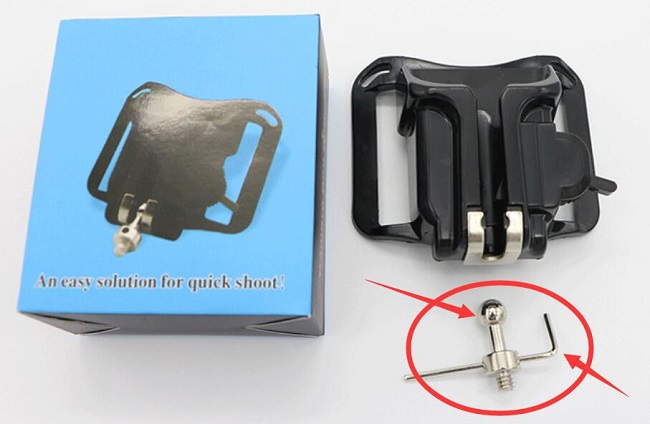 Upínací šroub držáku fotoaparátu na pásek 