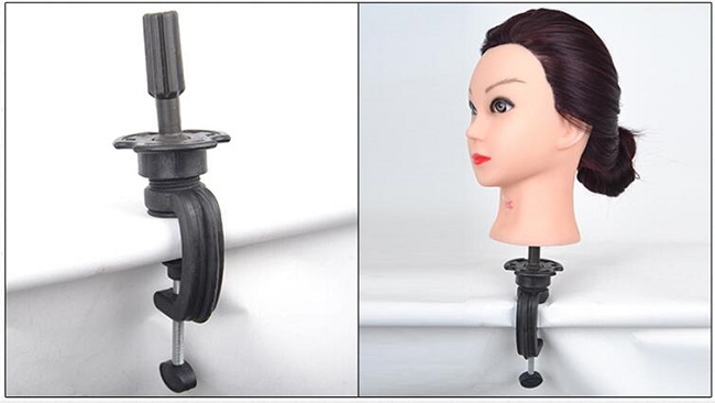 Stojan, držiak na stôl pre cvičné hlavy