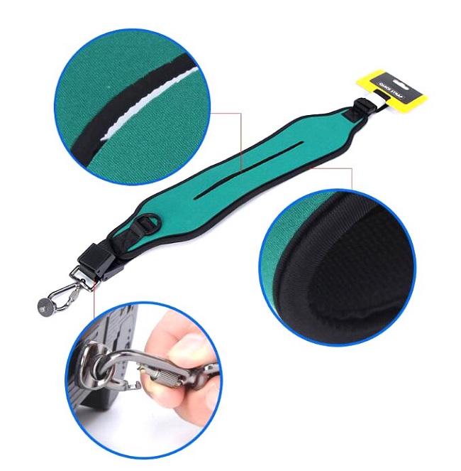 Univerzálny popruh na fotoaparát - Quick Strap šedý