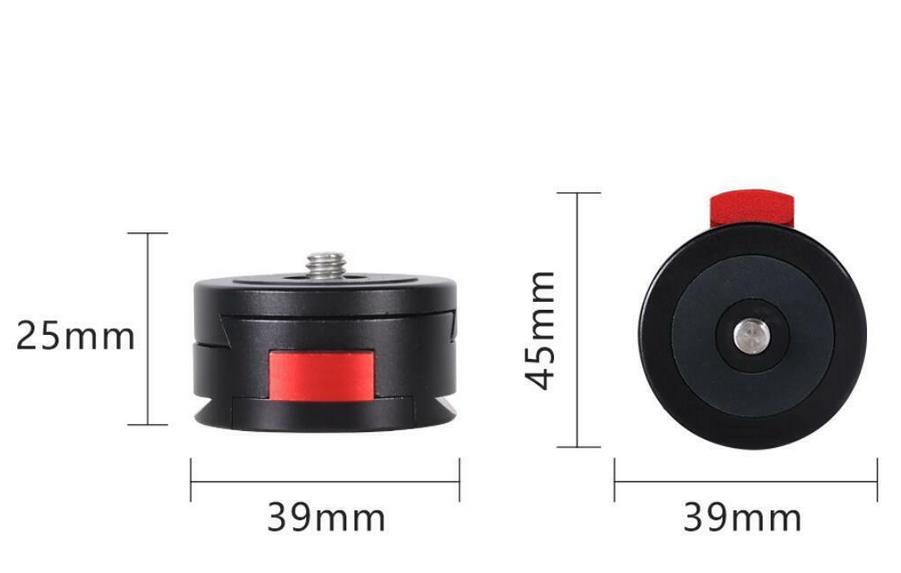 Elementrix Deska stativové hlavy 39mm