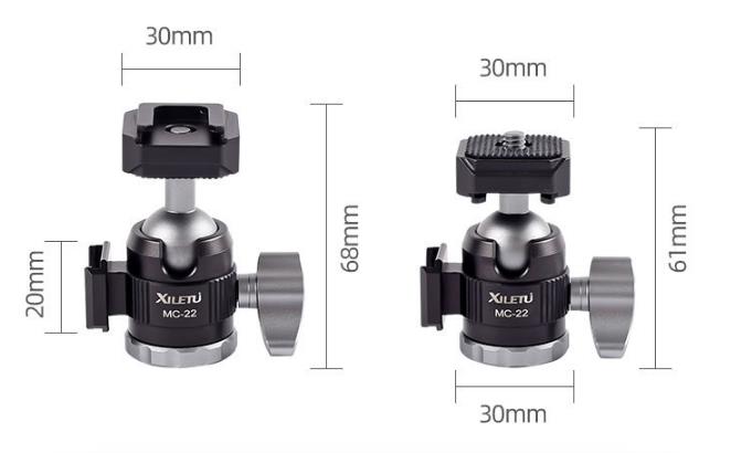3D Stativová kulová hlava XLT6