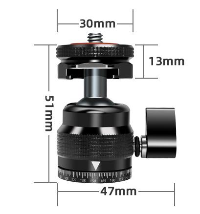 3D Stativová kulová hlava HL80