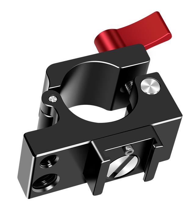 Svěrka Rig tyče 25mm, sáňky se závity 3/8" a 1/4"