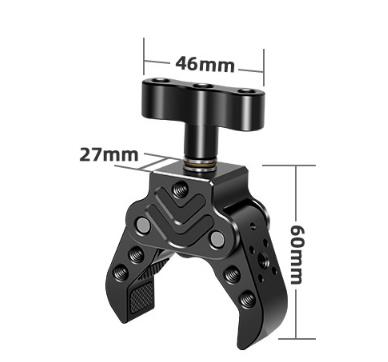 Video svěrka se závity 1/4" CNC 