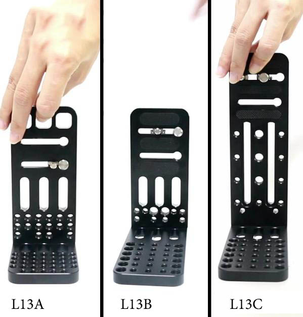 L deska pro uchycení fotoaparátu 135x125mm