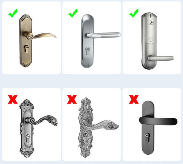 Ochrana kliky dveří, návlek na kliku zelená