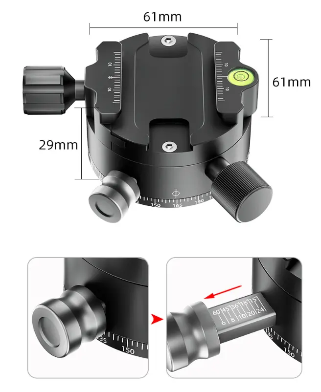 Panoramtická hlava, panorama hlava 720°