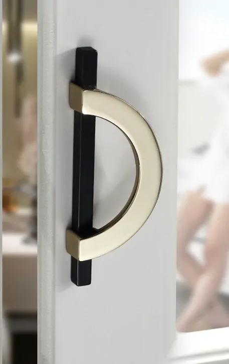 Šuplíkové, dverné madlo čínsky neo štýl 6254 čierne