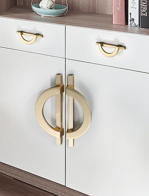 Šuplíkové, dverné madlo čínsky neo štýl 6254 zlatá