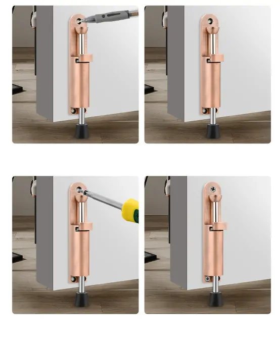 Dverná zarážka našľapávacia 147mm, zelená