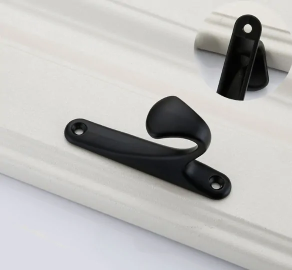 Nábytkový vešiak 88mm single čierny