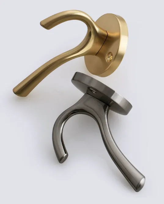 Nábytkový vešiak dvojitý 105mm antracit