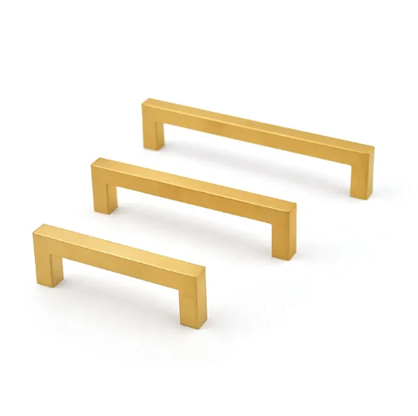 Nerezové madlo 236mm zlaté 12x12mm