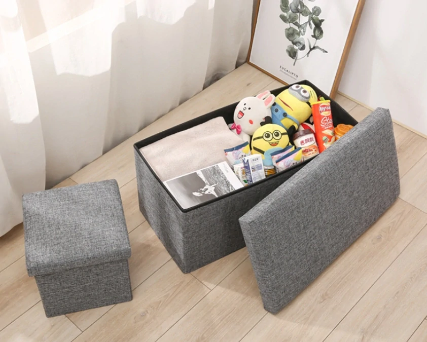 Taburet 38x38x38 zelený