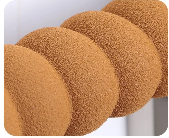 Ochrana kliky dveří, návlek na kliku hnědý