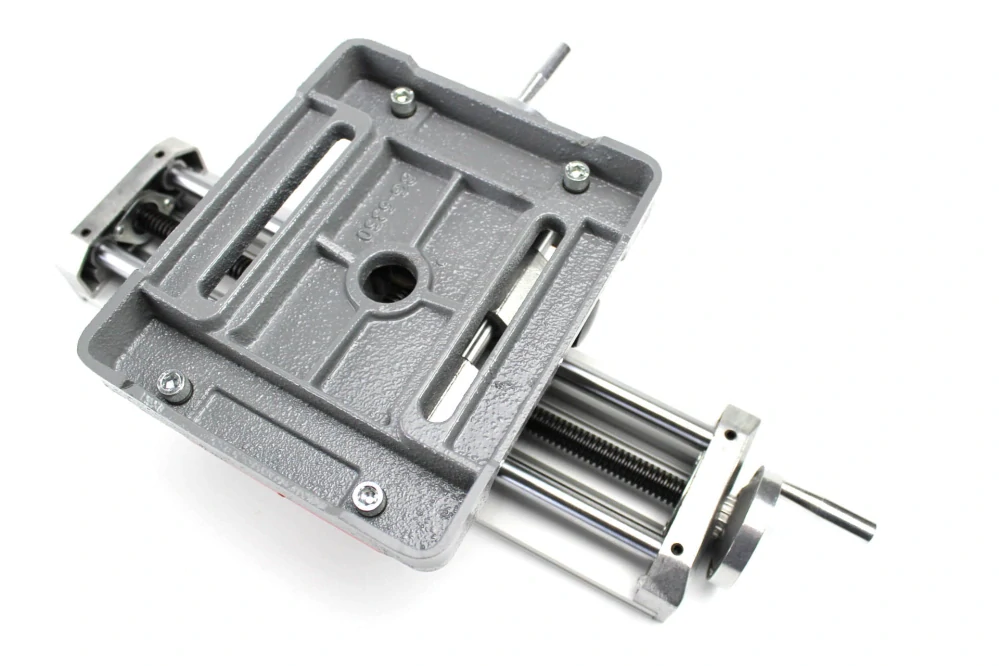 Krížový pracovný stôl 350X100mm červený hliník