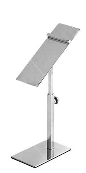 Stojanček na obuv nastaviteľný, výška 250mm strieborný