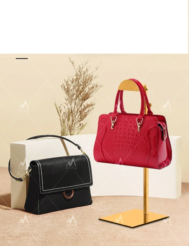 Stojanček na kabelky staviteľný, 650 mm strieborný