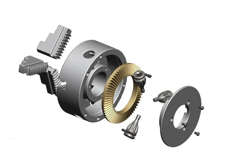Skľučovadlo na sústruh, 100mm K11-100 3-čeľusťové