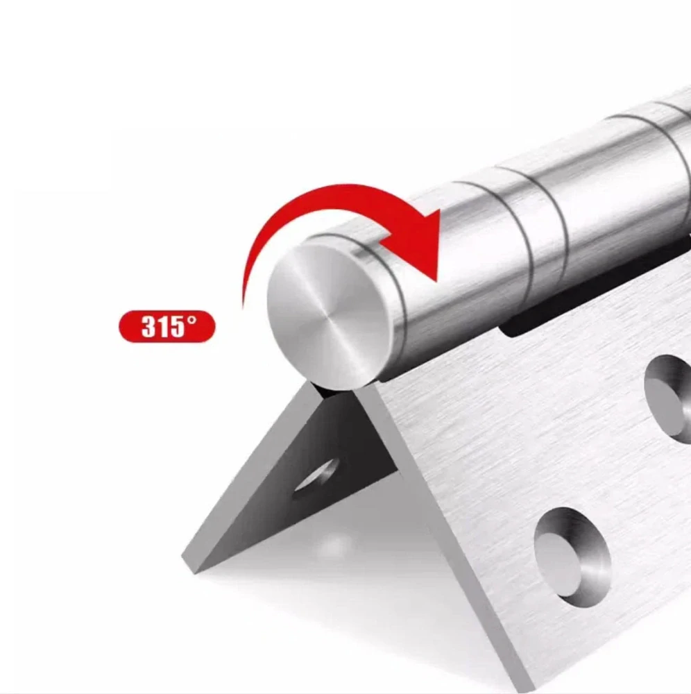 Nerezový dverný pánt 100mm ložiskový (2ks)