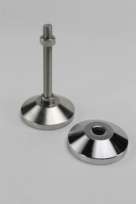 Pätka 80mm pre pevnú nastaviteľnú nohu nerez