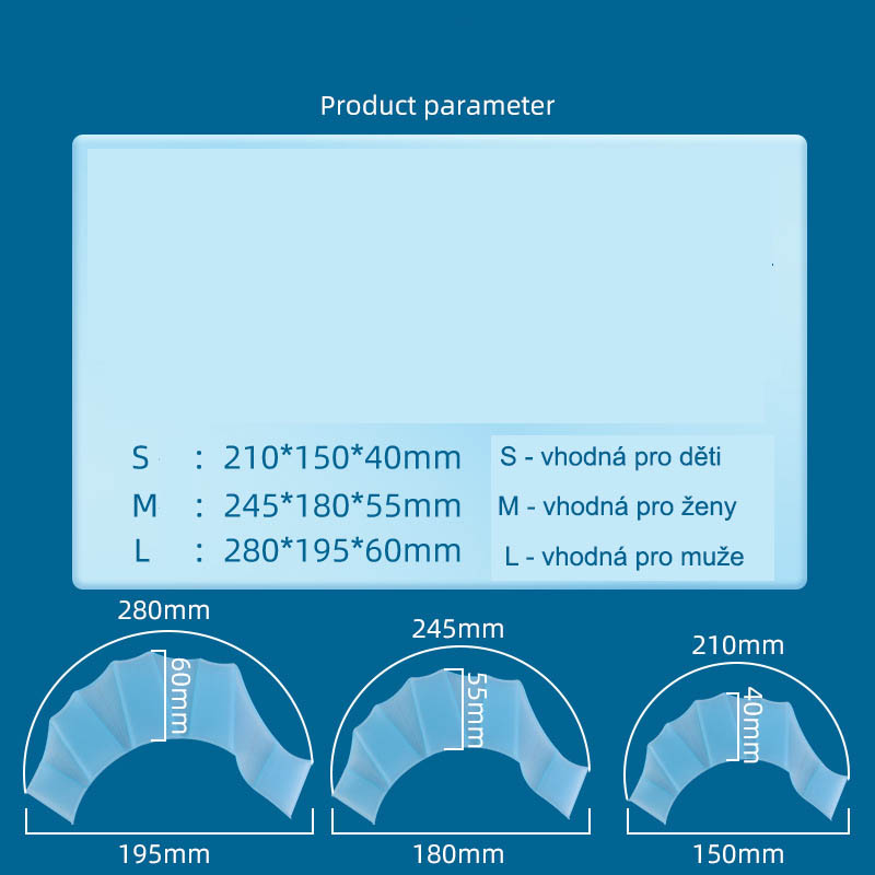 Plávacie blany na ruky – modré M