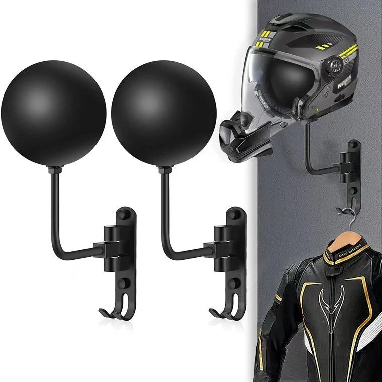 Vešiak na helmu – otočný držiak na stenu