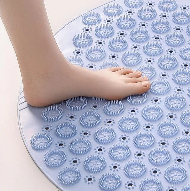 Masážna protišmyková podložka do sprchy - šedá